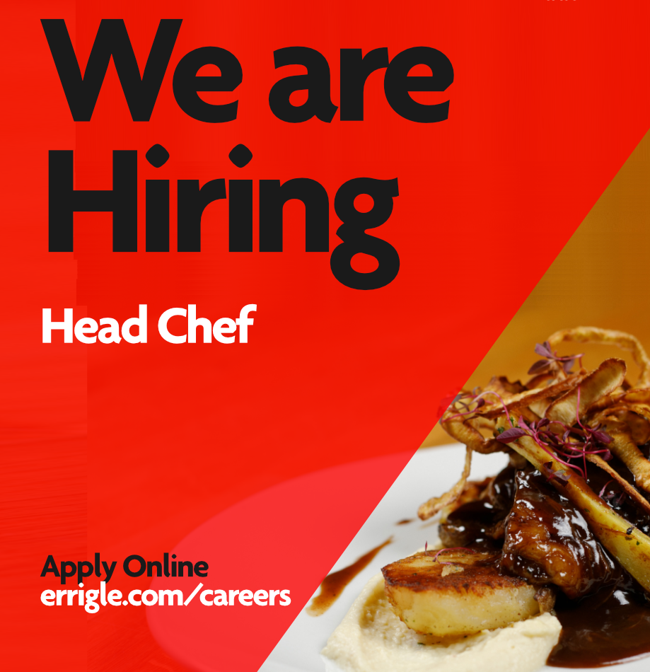 We are Hiring: Head Chef