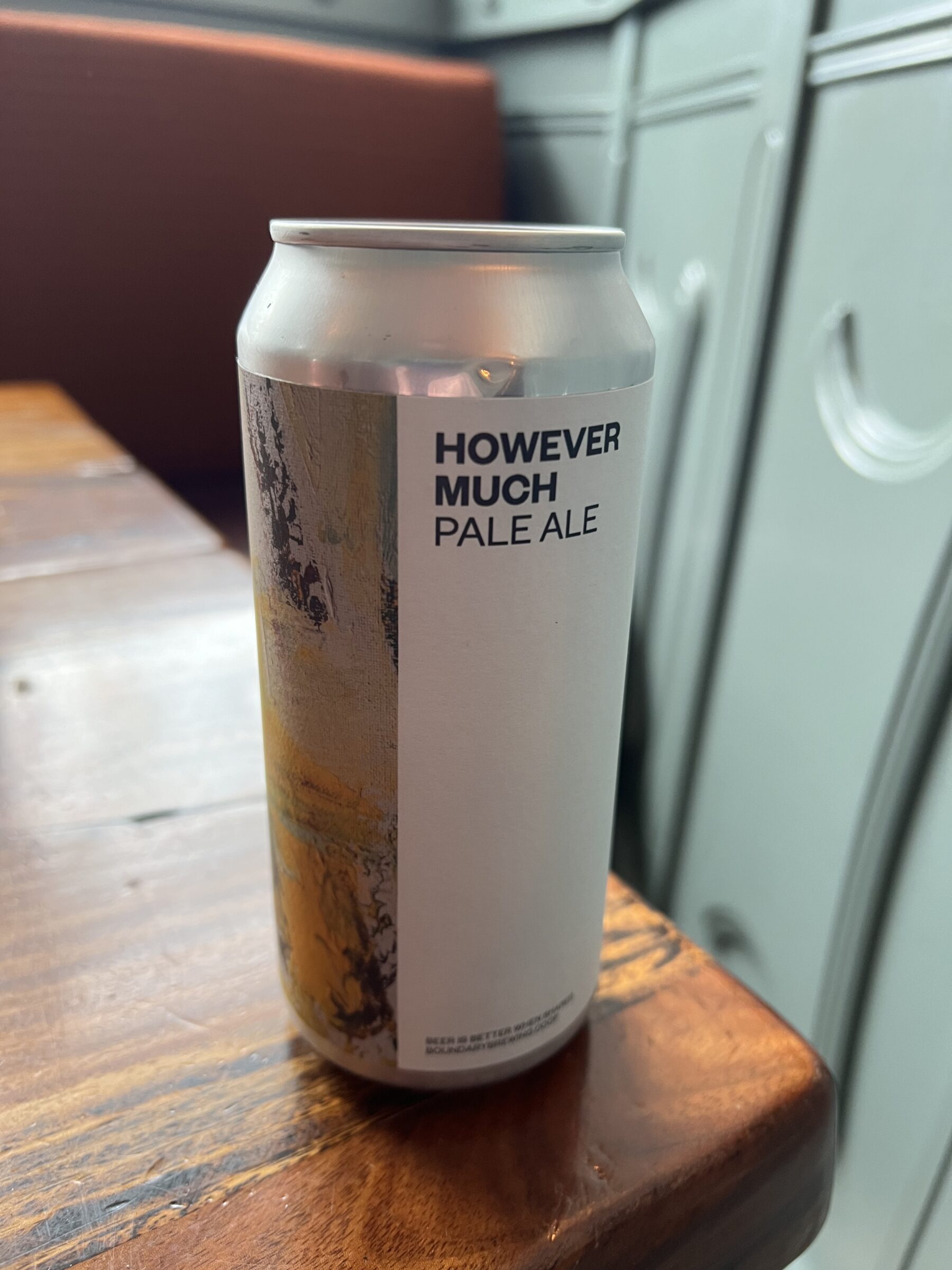 NEW BEER: However Much from Boundary Brewing