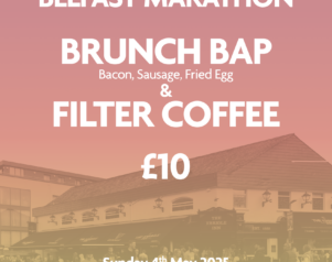 Marathon Morning: Breakfast Bap & Filter Coffee for £10