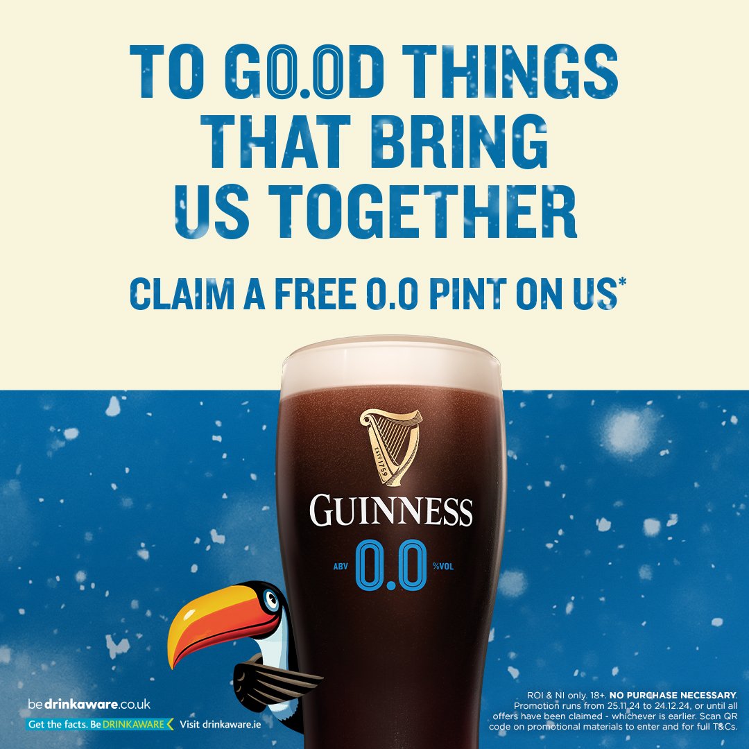 Guinness 0.0 Christmas Promotion