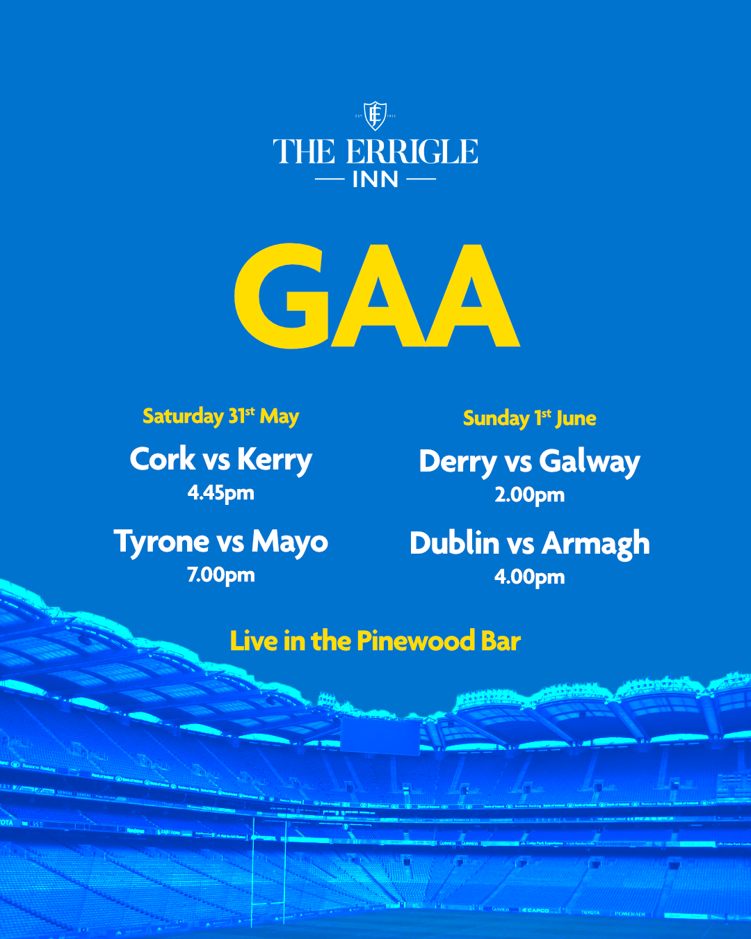 This weekend’s GAA