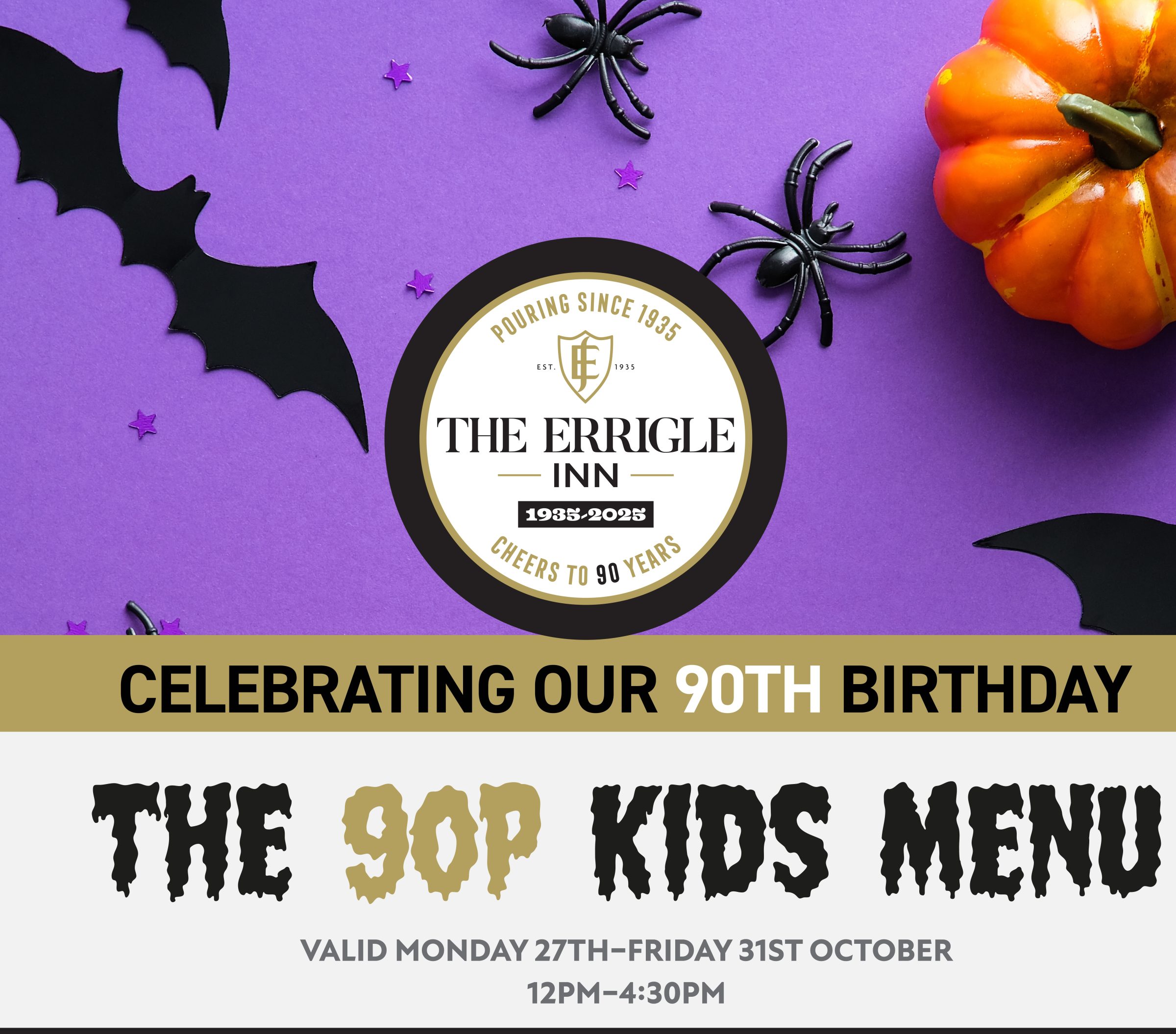 The 90p Kids Menu