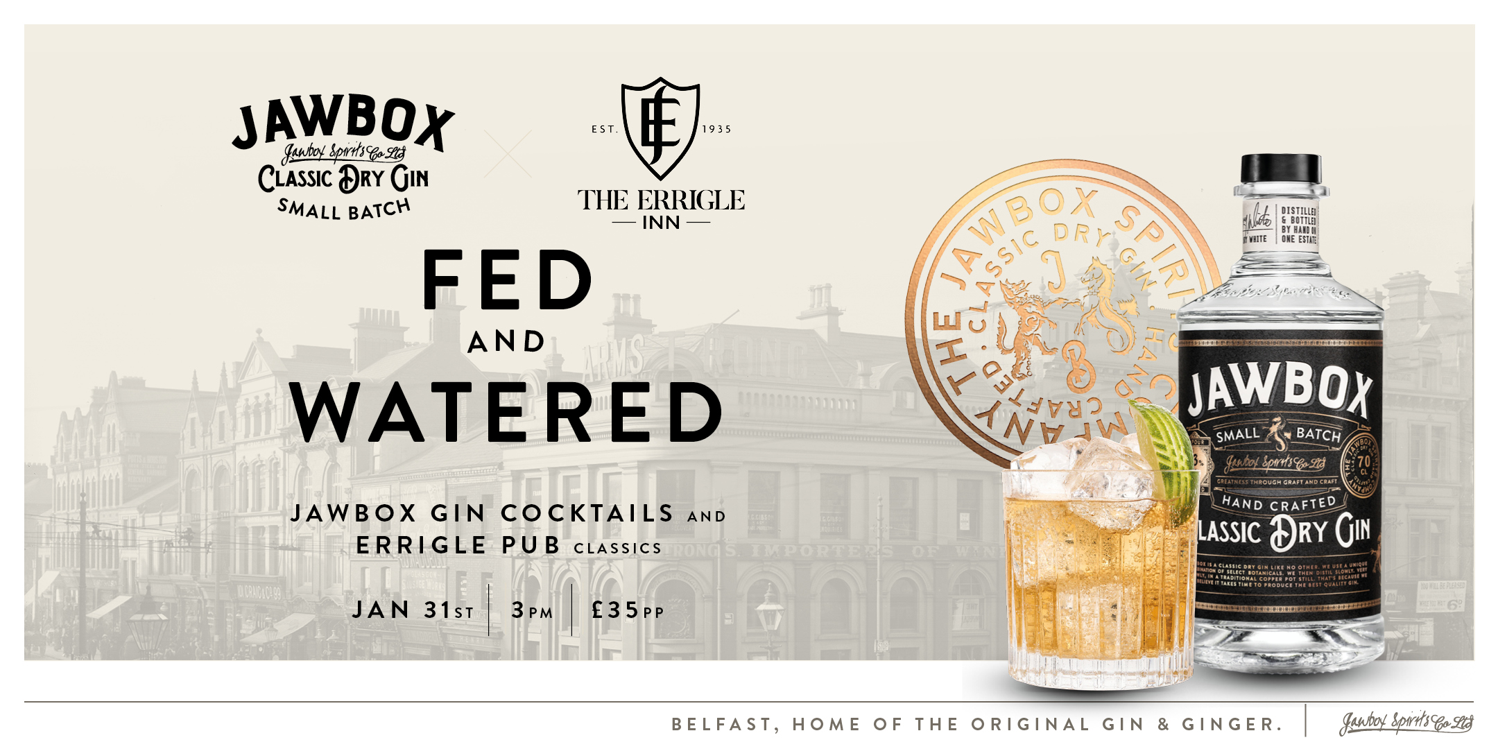 Fed & Watered with Jawbox Gin